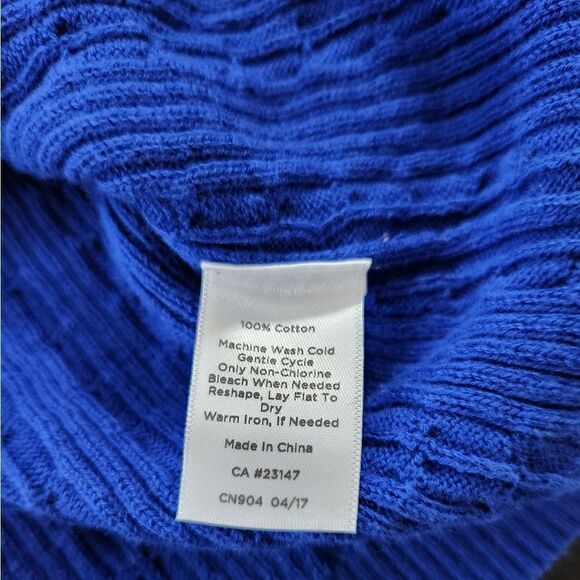 Talbots Petite V Neck Cableknit Sweater - Picture 6 of 6